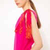 Sleeveless Midi Dress Fuchsia | We Are Design