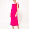 Sleeveless Midi Dress Fuchsia | We Are Design