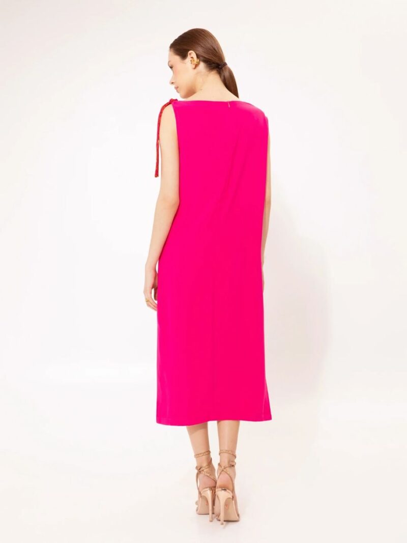 Sleeveless Midi Dress Fuchsia | We Are Design - Image 3