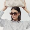 Dimi Textured Clutch Ecru | Leather Twist