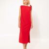 Sleeveless Midi Dress Red | We Are Design