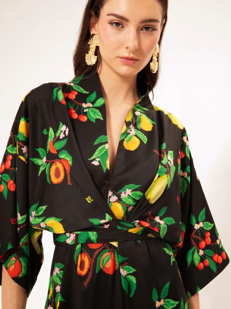 Wrap-Around Kaftan Dress Fruits | We Are Design - Image 2