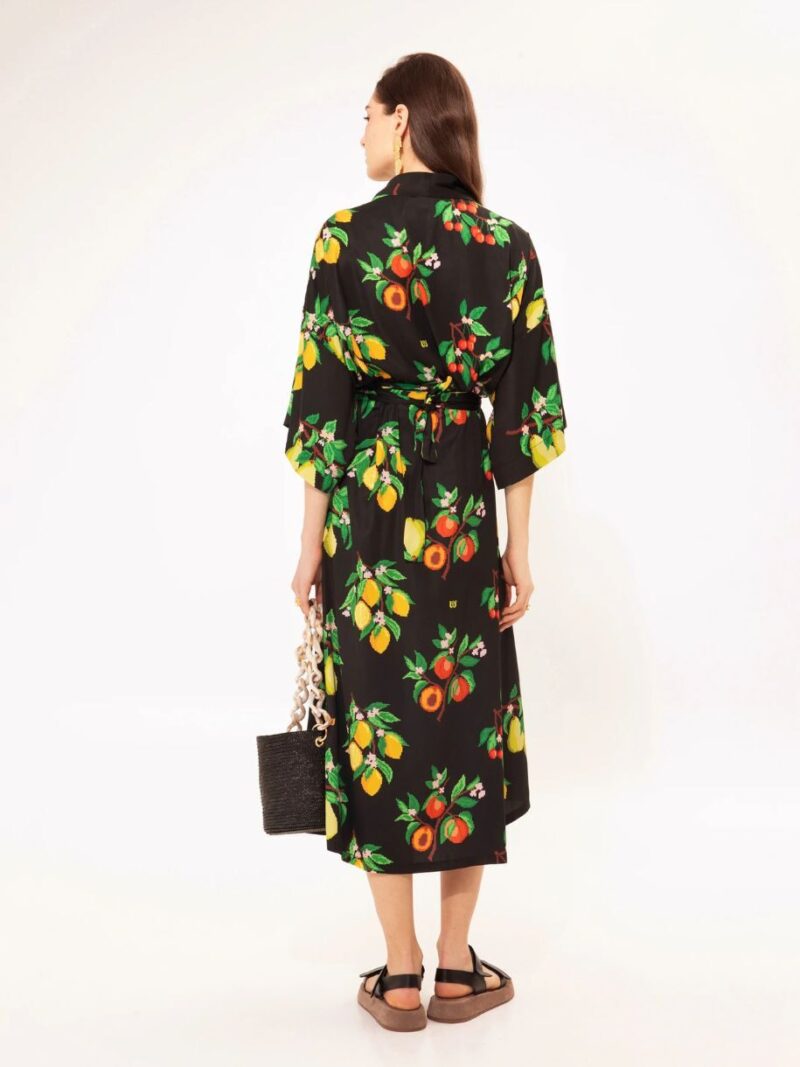 Wrap-Around Kaftan Dress Fruits | We Are Design