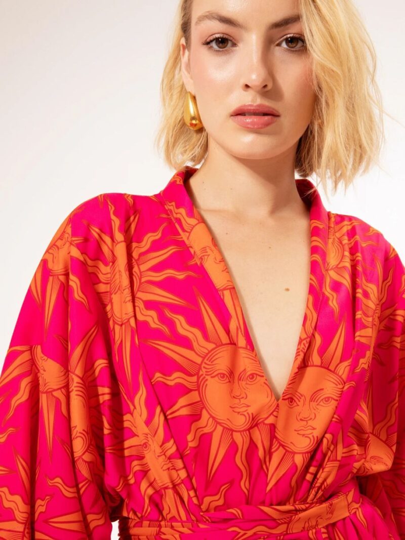 Wrap-Around Kaftan Dress Suns | We Are Design