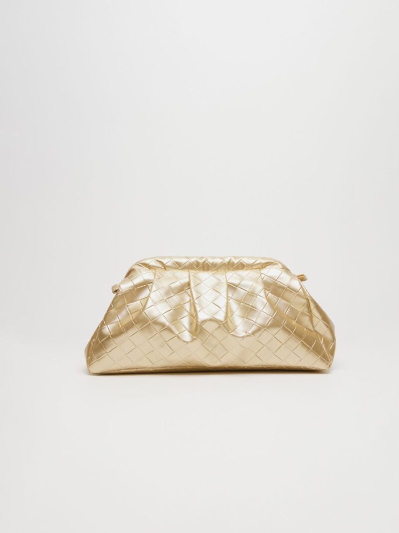 Dimi Textured Clutch Gold | Leather Twist - Image 3
