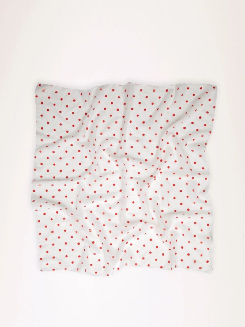 Chiffon Scarf Poua White | We Are Design
