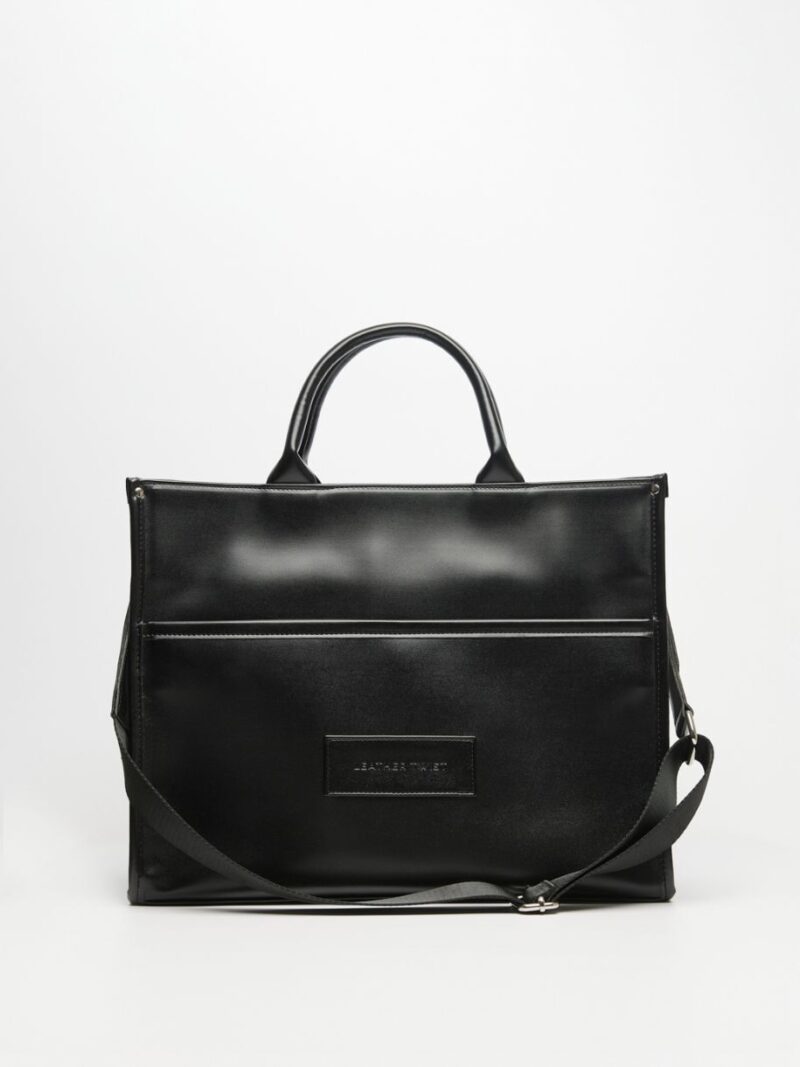 Abby Shopper Bag Black | Leather Twist - Image 3