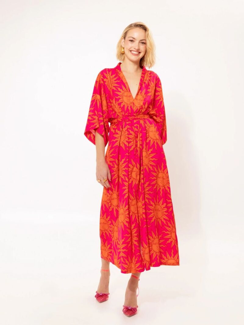 Wrap-Around Kaftan Dress Suns | We Are Design