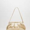 Dimi Textured Clutch Gold | Leather Twist