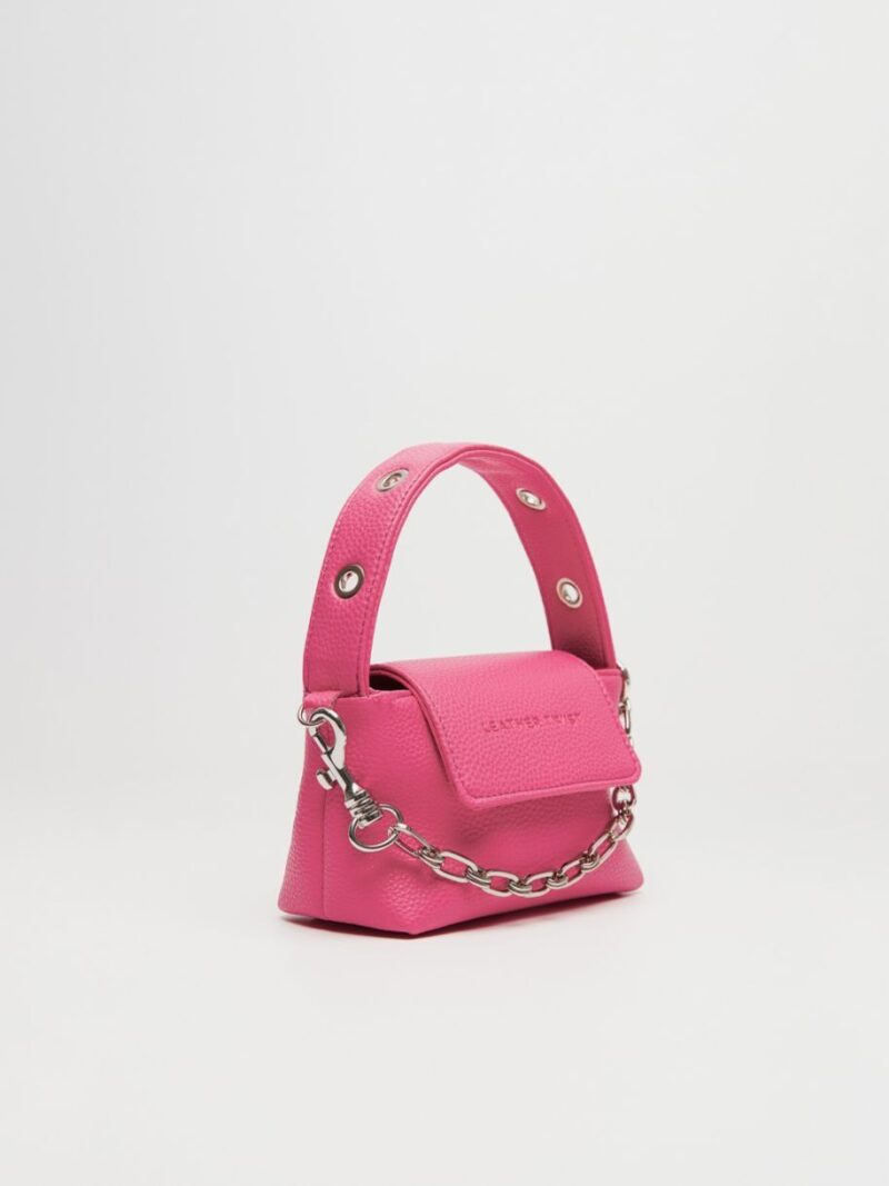 Misty Mini Crossbody Bag Pink | Leather Twist - Image 2