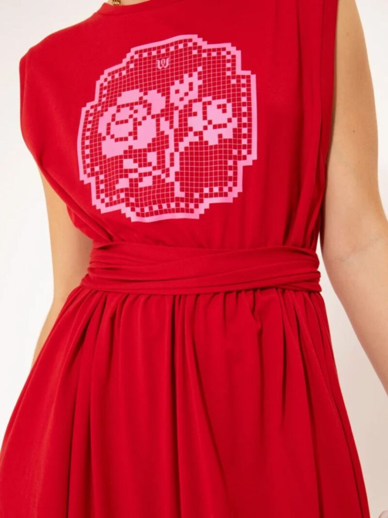 Sleeveless Cotton Dress Kentima Red | We Are Design
