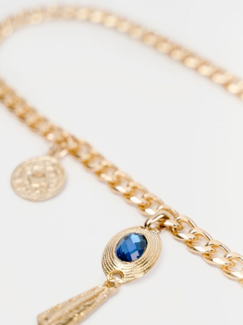 Dominica Chain Belt Gold | Leather Twist - Image 2