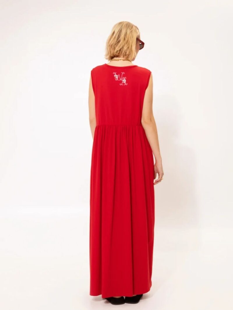 Sleeveless Cotton Dress Kentima Red | We Are Design - Image 5