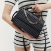 Jackie Crossbody Bag Black | Leather Twist