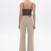 Belen Sand Wide Leg Denim | Sac & Co
