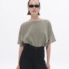 Irida Oversized T-Shirt Khaki | Sac & Co Jeans