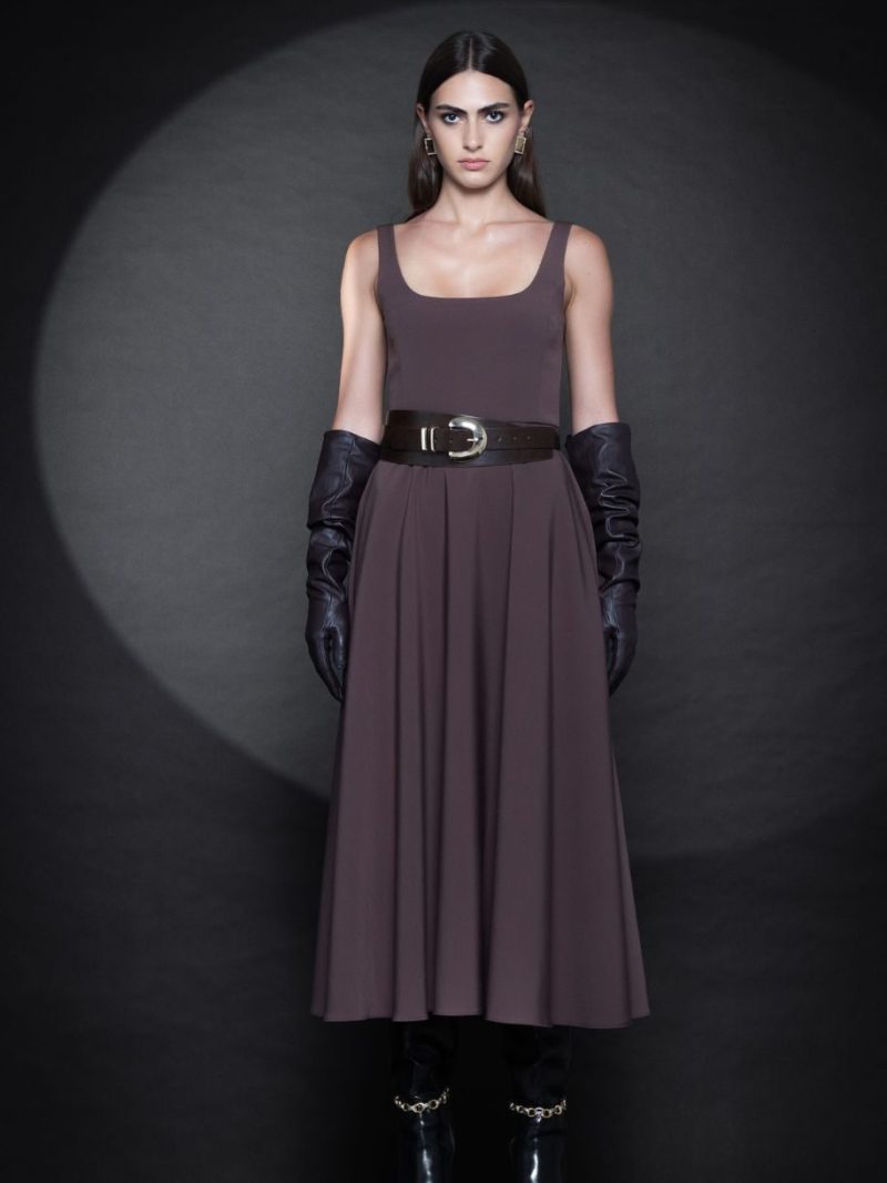 Anisa Dress Brown | Forever Young The Label