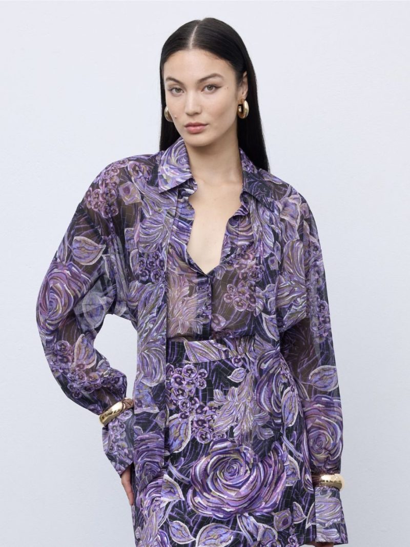 Mosaic Mauve Anthesis Shirt | Ciel Concept