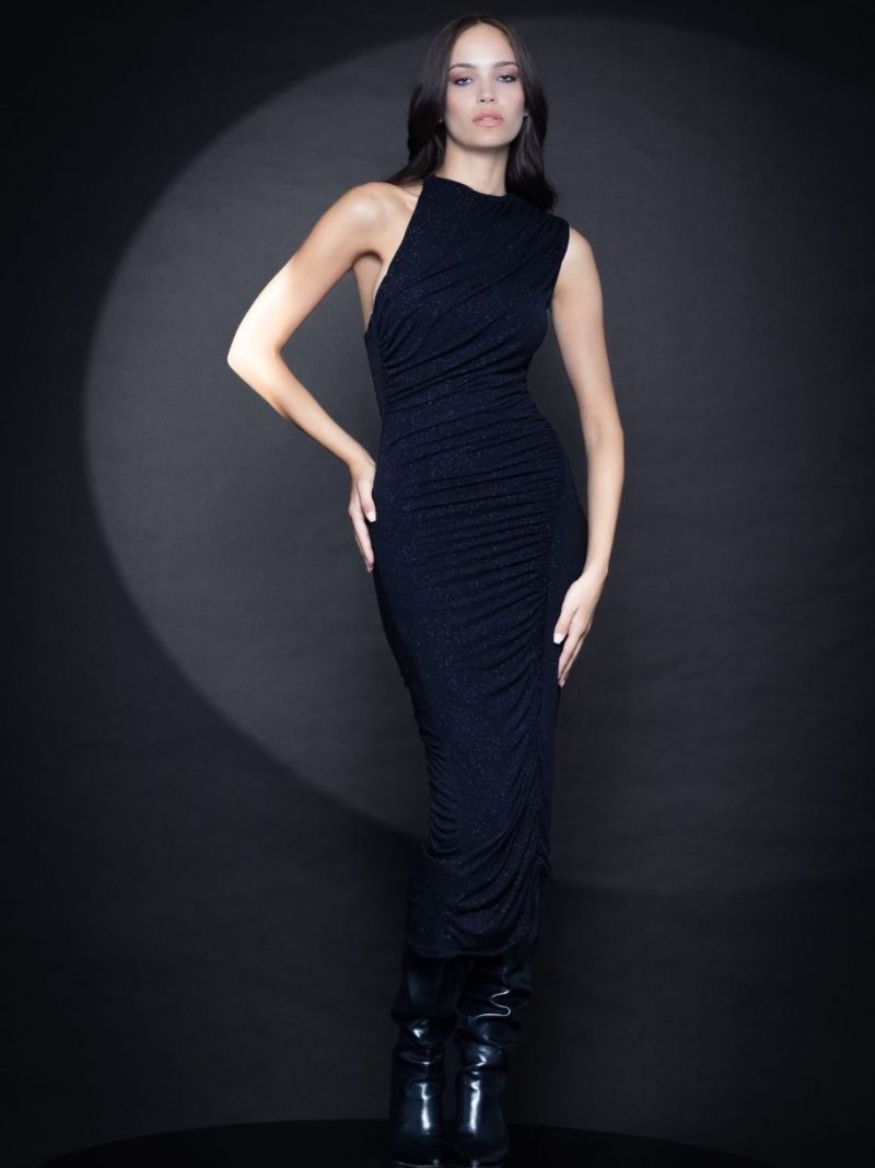 Claire Midi Dress | Black | Forever Young The Label