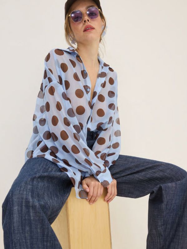 Oversized Shirt | Polka dot | Innocent
