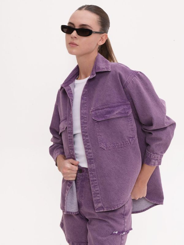 Veronica Jacket Purple | Sac & Co Jeans