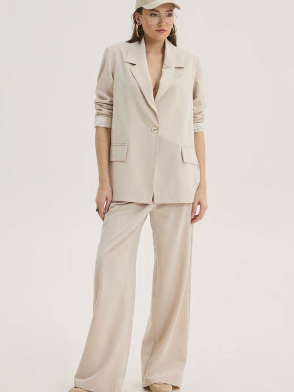 Oversized Suit | Ecru | Innocent