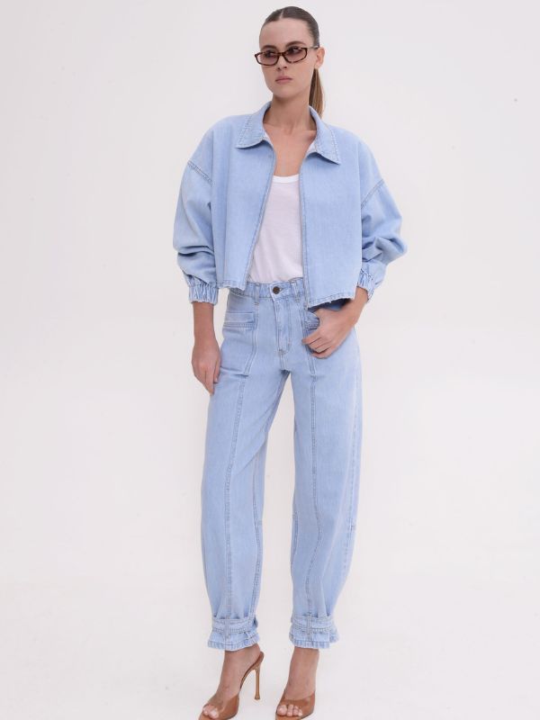 Skylar High Waist Light Blue | Sac & Co Jeans