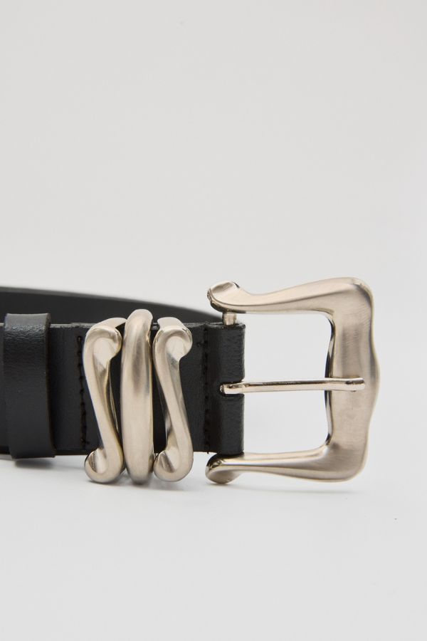 Sonata Leather Belt | Black | Leather Twist