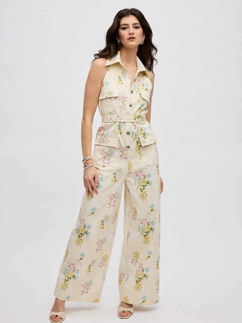 Butter Blossom Jean Jumpsuit | Ciel Concept