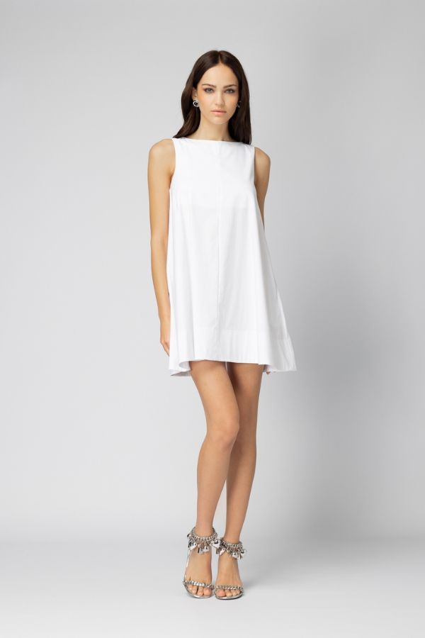 Daphne Mini Dress | Ecru | Forever Young The Label