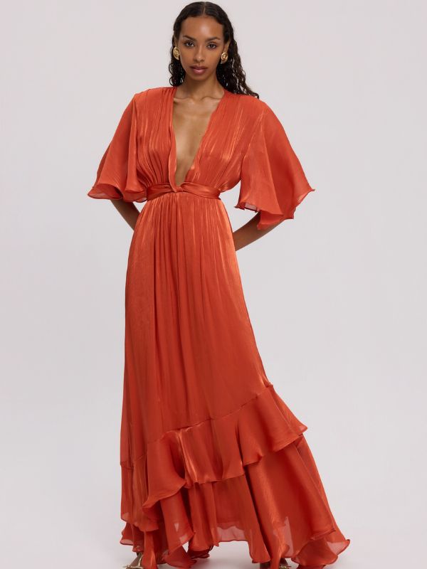 Burnt Orange Dress | Ciel Concept