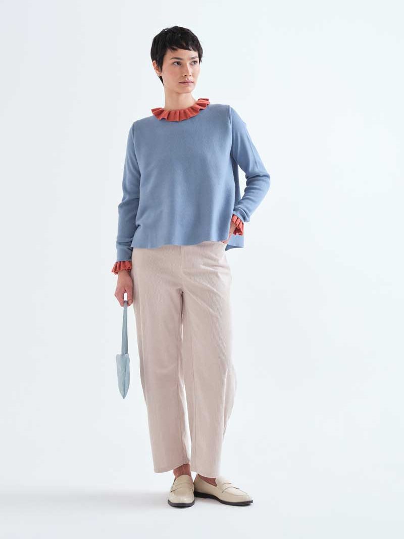 Off White corduroy trousers | Compañía Fantástica