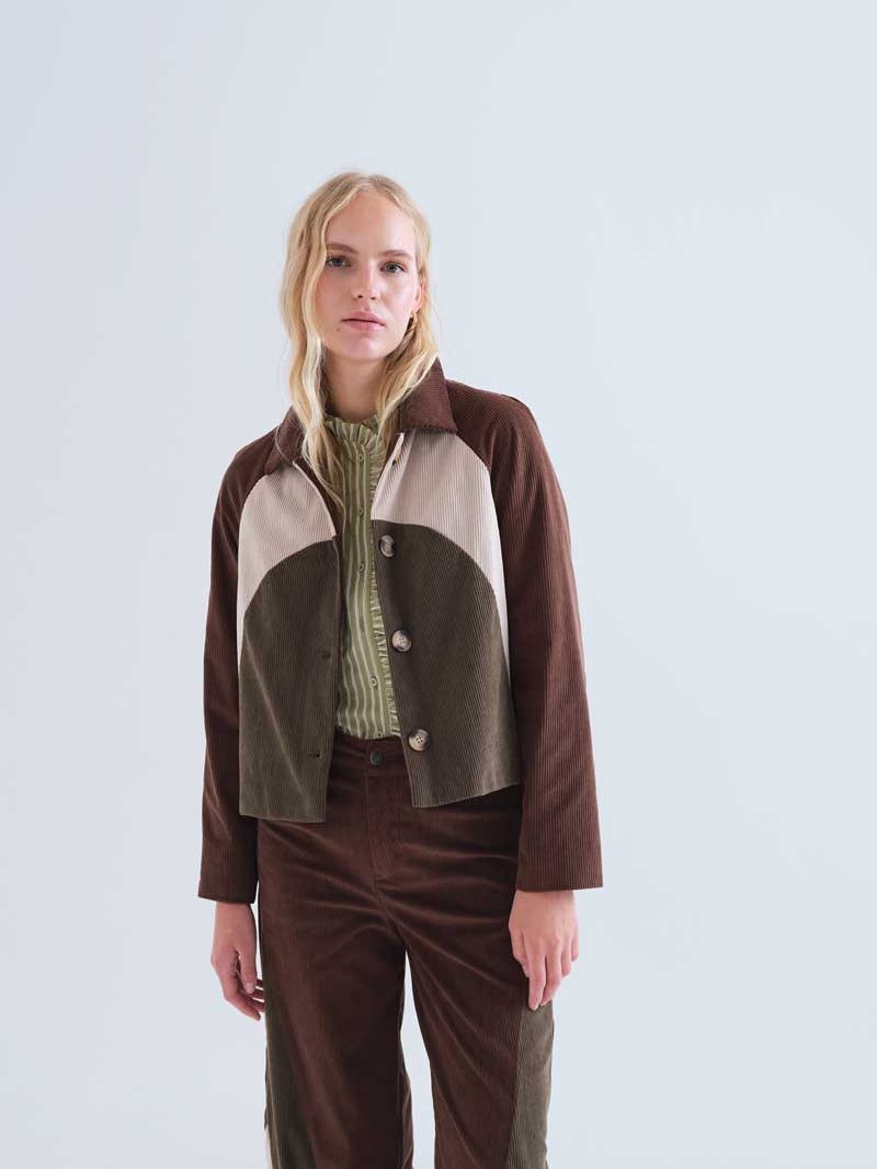 Multicolor corduroy jacket | Compañía Fantástica