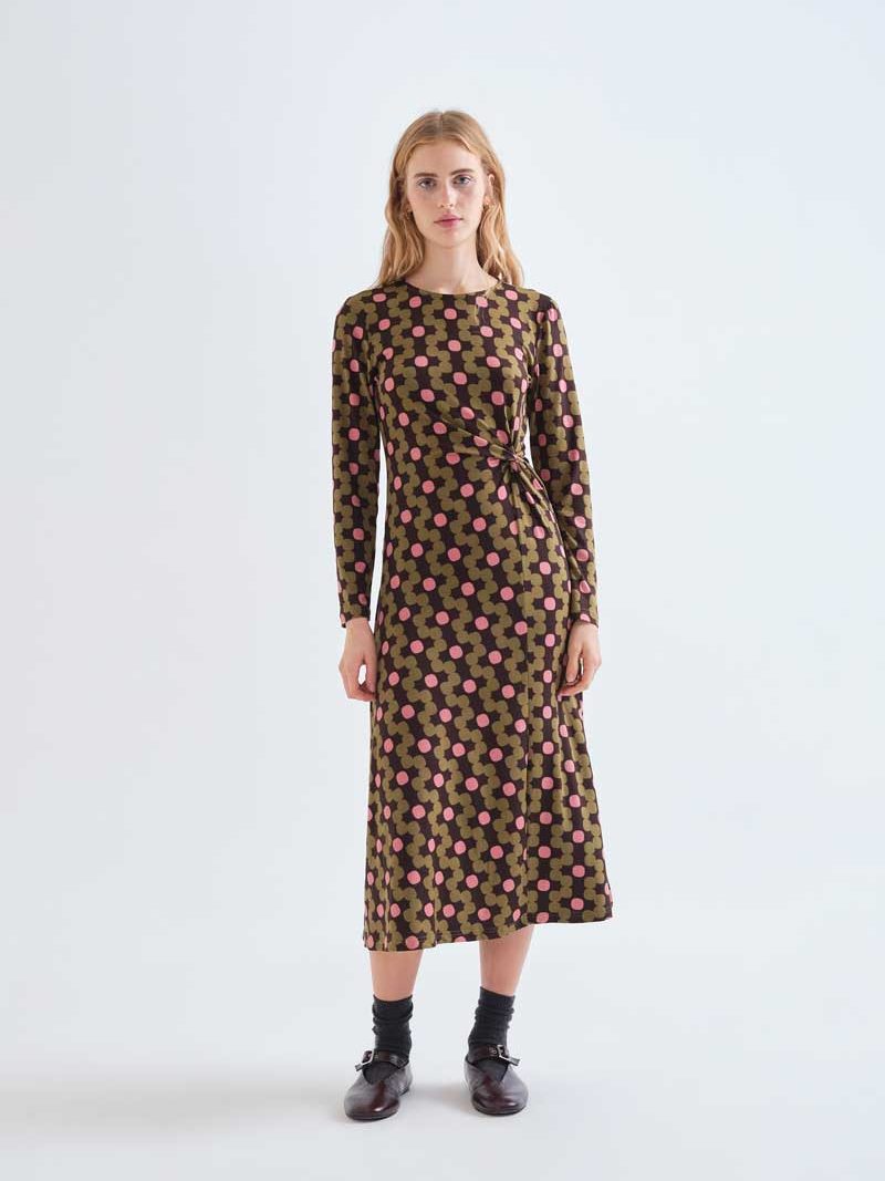 Aberdeen print midi dress | Compañía Fantástica