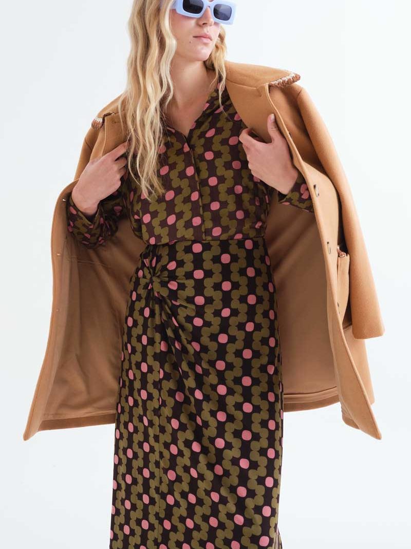 Aberdeen print midi dress | Compañía Fantástica