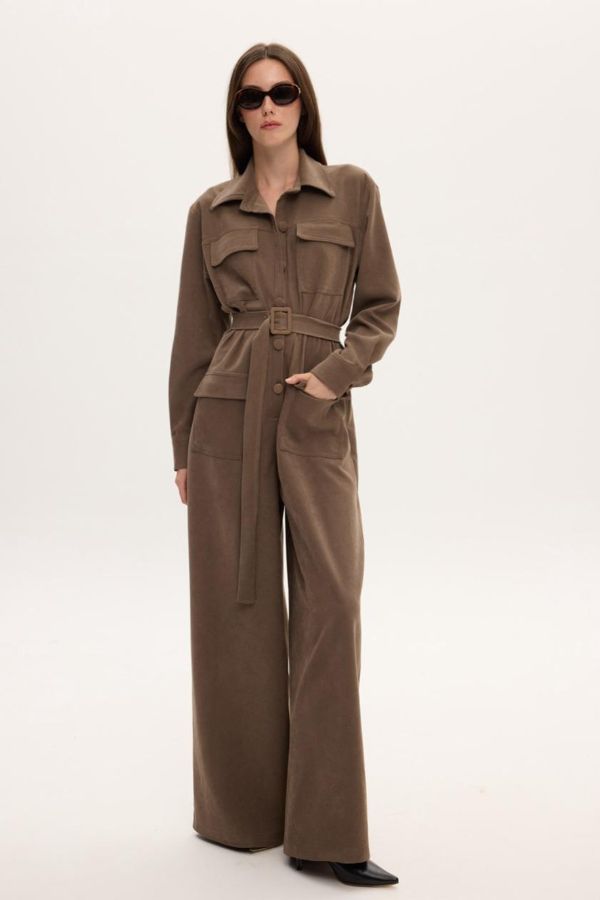Weekend's Jumpsuit Taupe | Ciel Concept