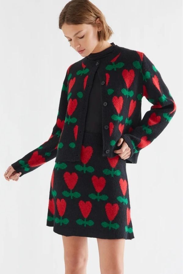 Cyclamen print cardigan | Compania Fantastica