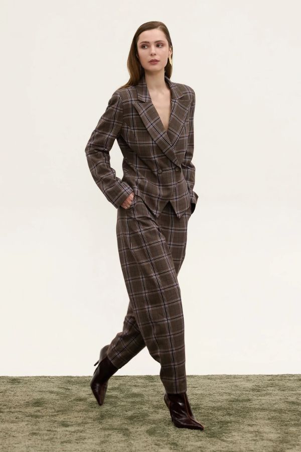 Checked Suit | Brown | Innocent