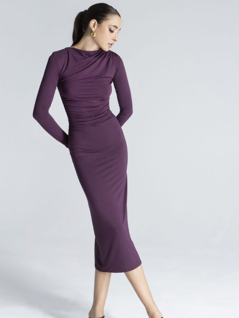 Romy Bamboo Midi Dress | Purple | Forever Young The Label